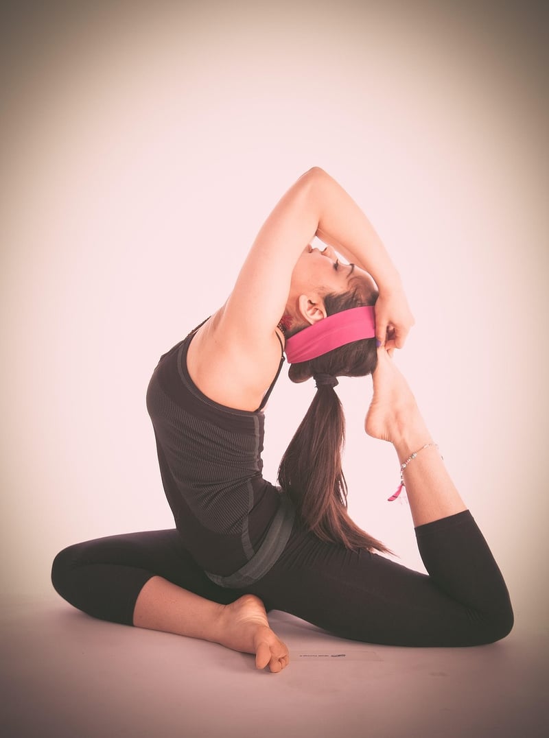 Woman doing yoga